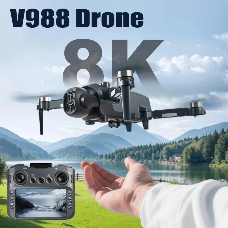 Drone Cinematic - Oryginalny dron V988 8K HD z