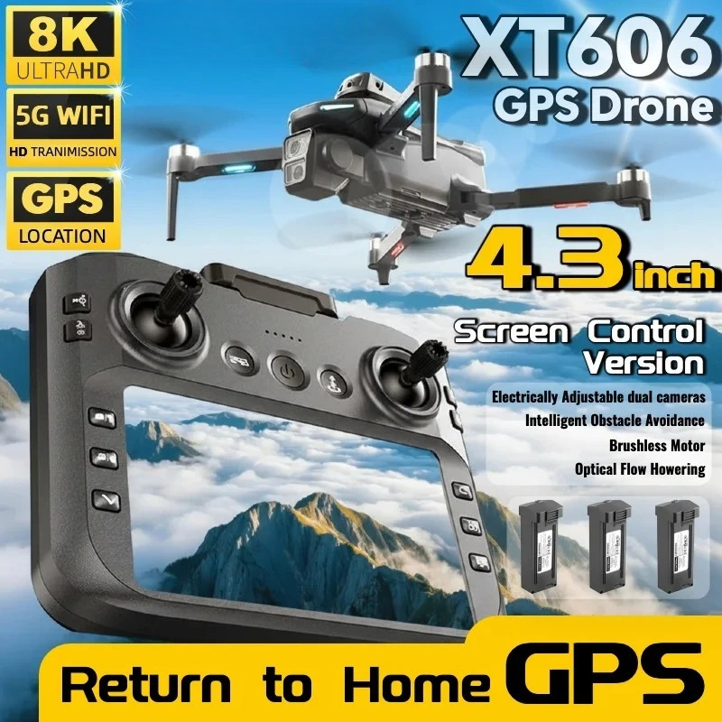 Drone Photogrammetry - Najlepsza Oferta: Dron XT606 MAX GPS