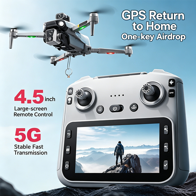 Dron K19 MAX GPS z kamerą 4K,  – Drone Surveying recenzja i cena