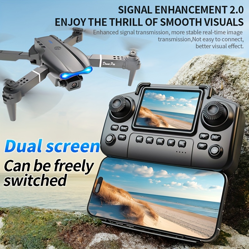 Nowy, składany dron E99 PRO MA – Drone Cinematic recenzja i cena